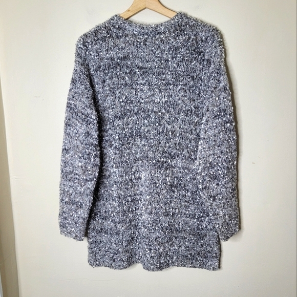 Ribbon Knit Tunic Sweater Size S Textured Portraits by Northern Isles Boho - Picture 5 of 9